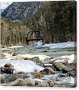 Distant Bridge Canvas Print