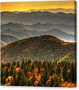 Distant Ridges Canvas Print