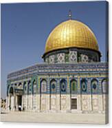 Dome Of Rock Canvas Print