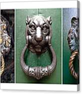 Door Knockers Canvas Print