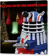 Dr Who - Dalek Christmas Canvas Print