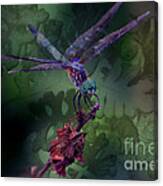Dragonfly 4 By Lesa Fine Canvas Print
