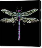 Dragonfly Bedazzled Canvas Print