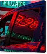 Drive In Diner Canvas Print