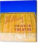 Vintage California Drive-in Theatre Canvas Print