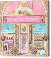 Drizzle's Cupcake Shop Canvas Print