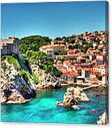Dubrovnik Harbor Canvas Print