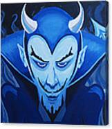 Devil Who Is Blue Canvas Print