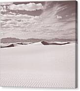 Dunes, White Sands, New Mexico, Usa Canvas Print