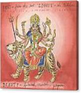 Durga Canvas Print