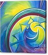 Color Swirl Canvas Print