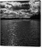 Dynamic Storm Over The Marsh Canvas Print