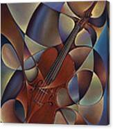 Dynamic Violin Canvas Print