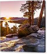 Eagle Falls Emerald Bay Lake Tahoe Sunrise Canvas Print