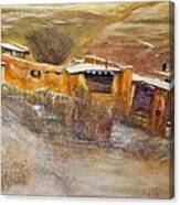 Early Houses Of Placitas Nm Canvas Print