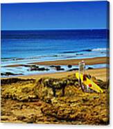 Early Morning On The Beach Canvas Print