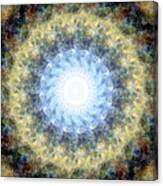 Earth And Sky Mandala Kaleidoscope Canvas Print