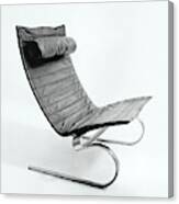 Easy Chair Designed By Paul Kjaerholm Canvas Print