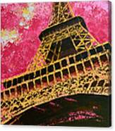 Eiffel Tower Iconic Structure Canvas Print
