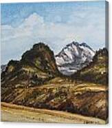 Electric Peak From Gramps Porch Canvas Print