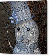 Electric Snowman Canvas Print