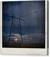 Electrical Storm Off 27 Polaroid Canvas Print