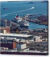 Elevated View Of Massachusetts Bay Canvas Print