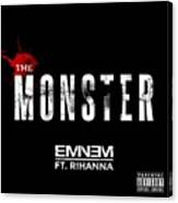 Eminem Ft Rihanna New Song Monster Canvas Print