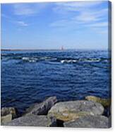 End Of  The Jetty Canvas Print