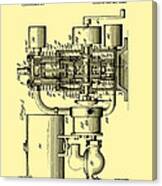 Engine Patent 1920 Canvas Print