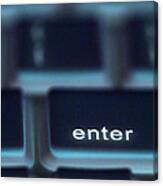 Enter Canvas Print