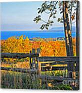 Escarpment Fall Colors Canvas Print