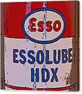 Esso Can Canvas Print