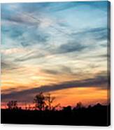 Evening Sky Canvas Print