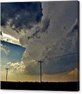 Explosive Texas Supercell Canvas Print