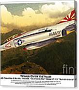 F4-phantom Wings Over Vietnam Canvas Print