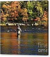 Fall Fishing Canvas Print