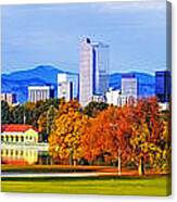 Fall In Denver Colorado Canvas Print