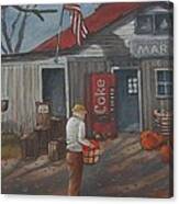 Fall Market Canvas Print