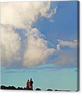 Falling Into The Beloved At The Edge Of The World Canvas Print