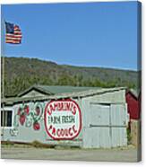 Fambrini's Farm Fresh Produce Canvas Print