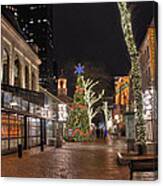 Faneuil Hall Holiday Lights Canvas Print