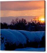 Farm Sunset Canvas Print