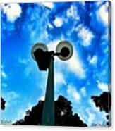 Feeling Blue? #lamppost #sky #skylover Canvas Print