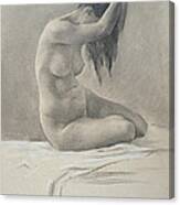 Female Nude Canvas Print