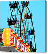 Ferris Wheel At The County Fair Canvas Print