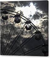 Ferris Wheel Silhouette Canvas Print