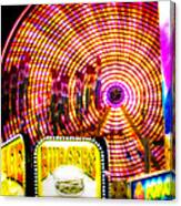 Ferris Wheels And Sausages Canvas Print