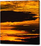Fiery Sunset Canvas Print