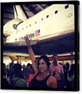 Finally Saw The Endeavor Space Shuttle Canvas Print